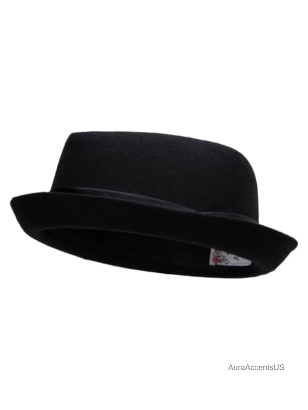 Wool Upbrim Pork Pie Fedora Hat Pinched Crown Wide Size